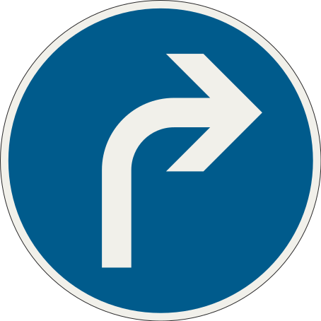 znacka Prikazany smer jazdy