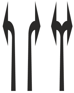 Smerová šípka (doľava, doprava, doľava a doprava)