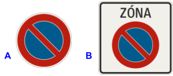 Zákaz státia, Zóna zákazu státia